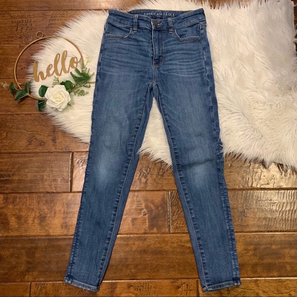 American Eagle Women’s Jeans Hi Rise Jegging Crop Size 2